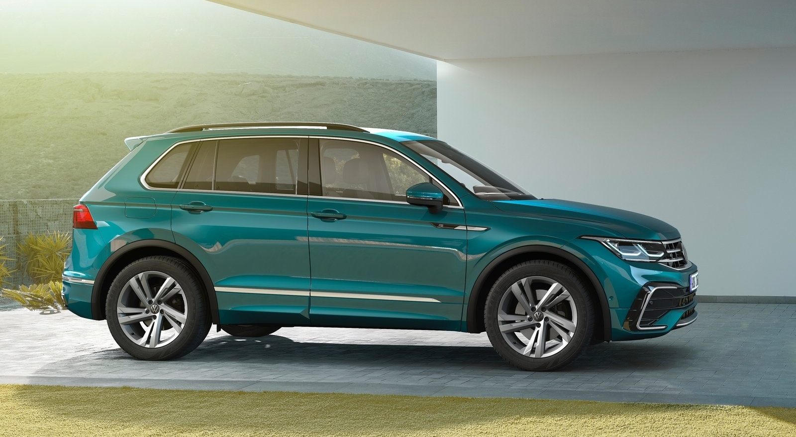 vw tiguan vista lateral